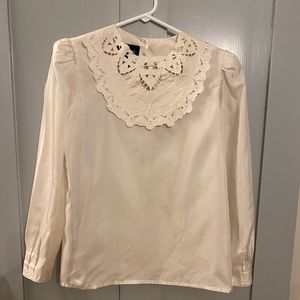 Vintage Nilani large collar top 9/10